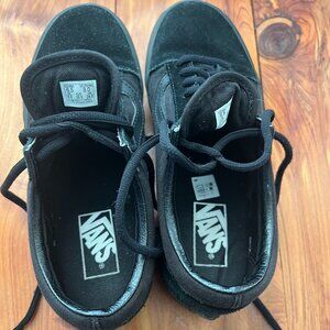 All Black Vans Shoes